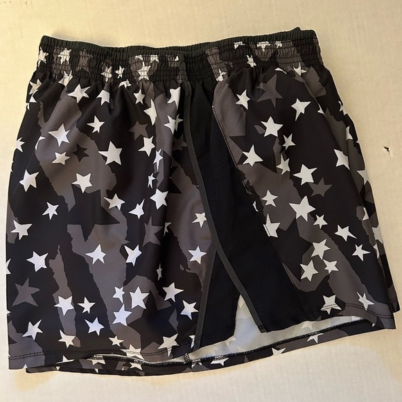 Nike Running shorts Black, White & Grey Star Athletic Lined Shorts Sz-2X. L13 - Picture 6 of 14